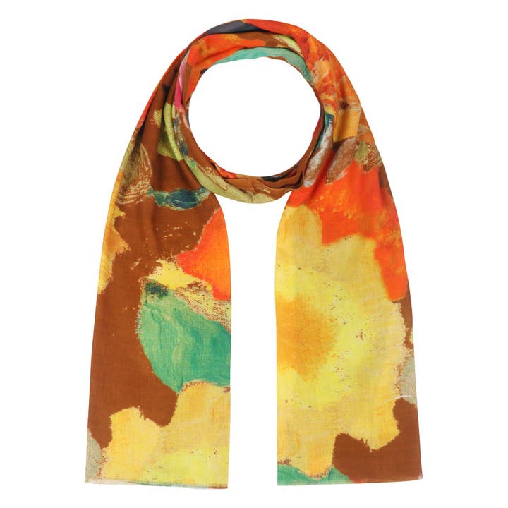 Continents Brands - Wholesale Scarf - Women's - Jugnie Nova Star Cotton Printed Cashmere Scarf for Women
