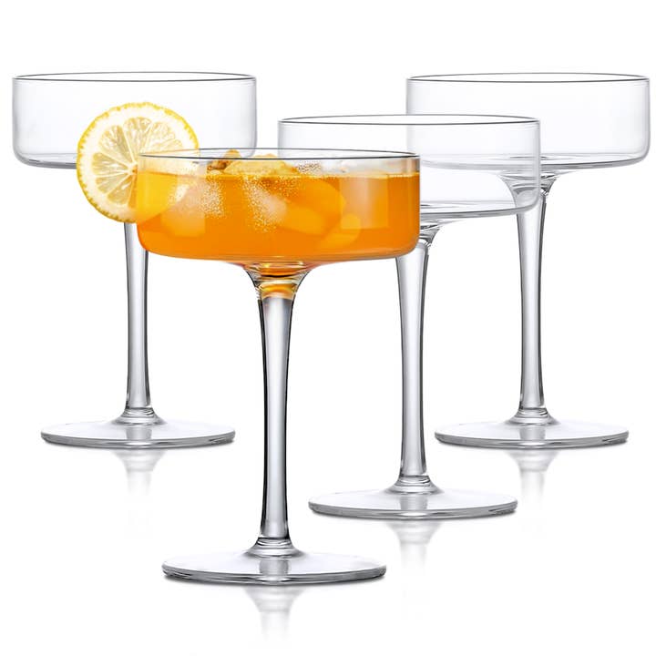 Clear Cocktail Martini Coupe Glass - 6.5oz (1pc) 4 for wholesale by Lemonsoda