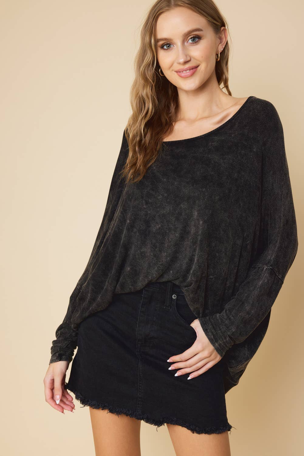 FSL Apparel – wholesale Tunika - Dam – ST3257 - TRÖJA ÖVER STORLEK PLAGG TIE DYE TUNIKA TOPP11