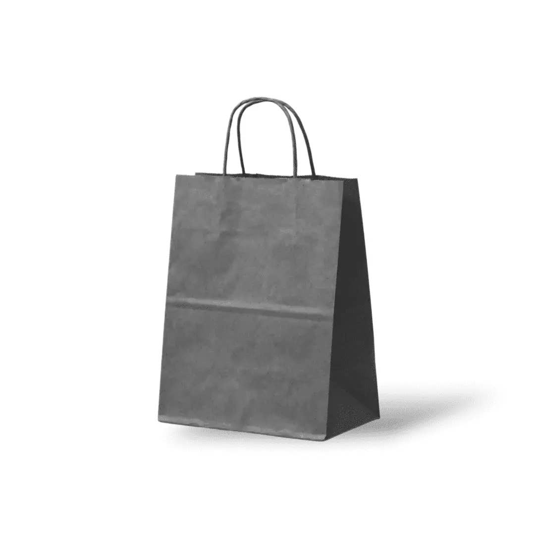 Mini Art Products - Wholesale Gift Bag - Paper Bag (S) – Dark Grey/Anthracite – 100 pcs