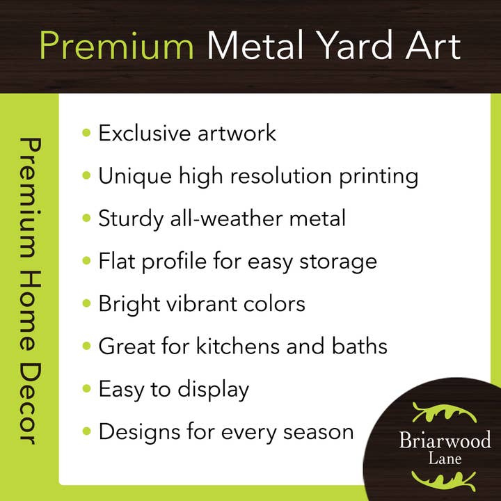 Briarwood Lane - Wholesale Outdoor Ornament/Decor - Christmas Candy Cane Metal Yard Art 30" x 13" Briarwood Lane