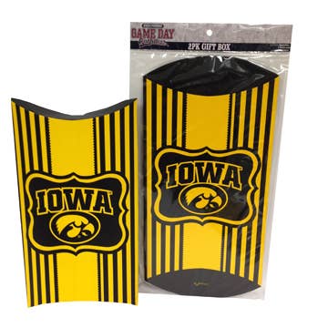 Iowa Hawkeyes Gift Box Pillow for wholesale by Jenkins Enterprises