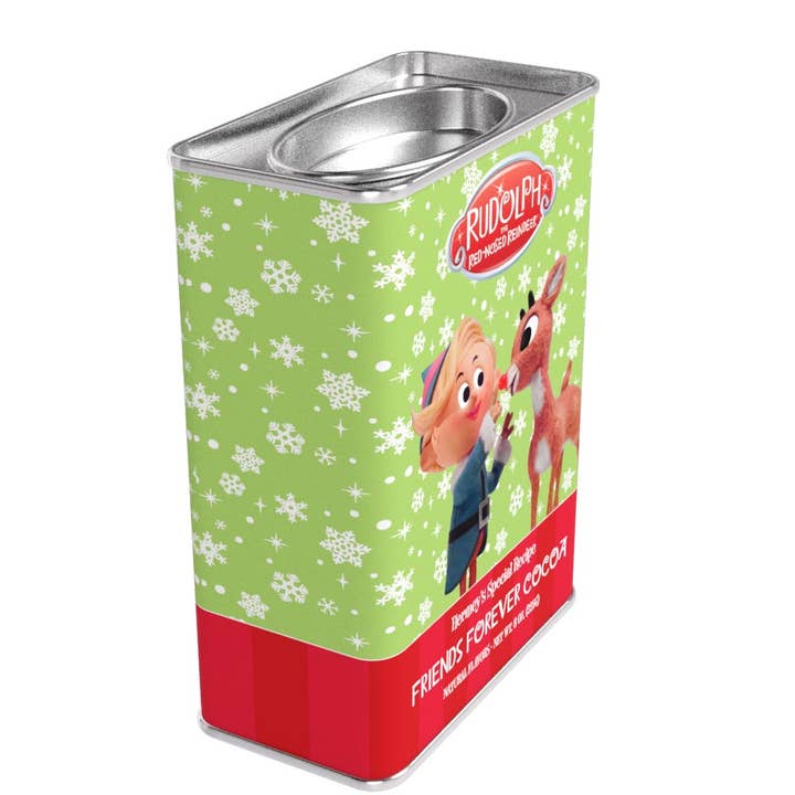 McSteven's - Wholesale Hot Cocoa Mix/Kit - Rudolph The Red-Nosed Reindeer© Friends Cocoa (8oz Tins)