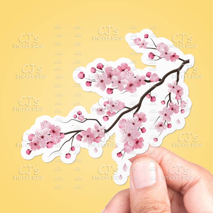 Vinil Decal Sakura Branch por atacado de CJ's Sticker Shop