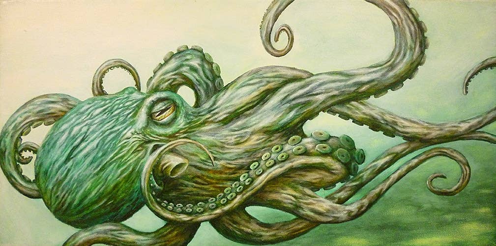 Großes Eis am Stiel Oktopus - Skate-Deck für den Großhandel auf Faire3