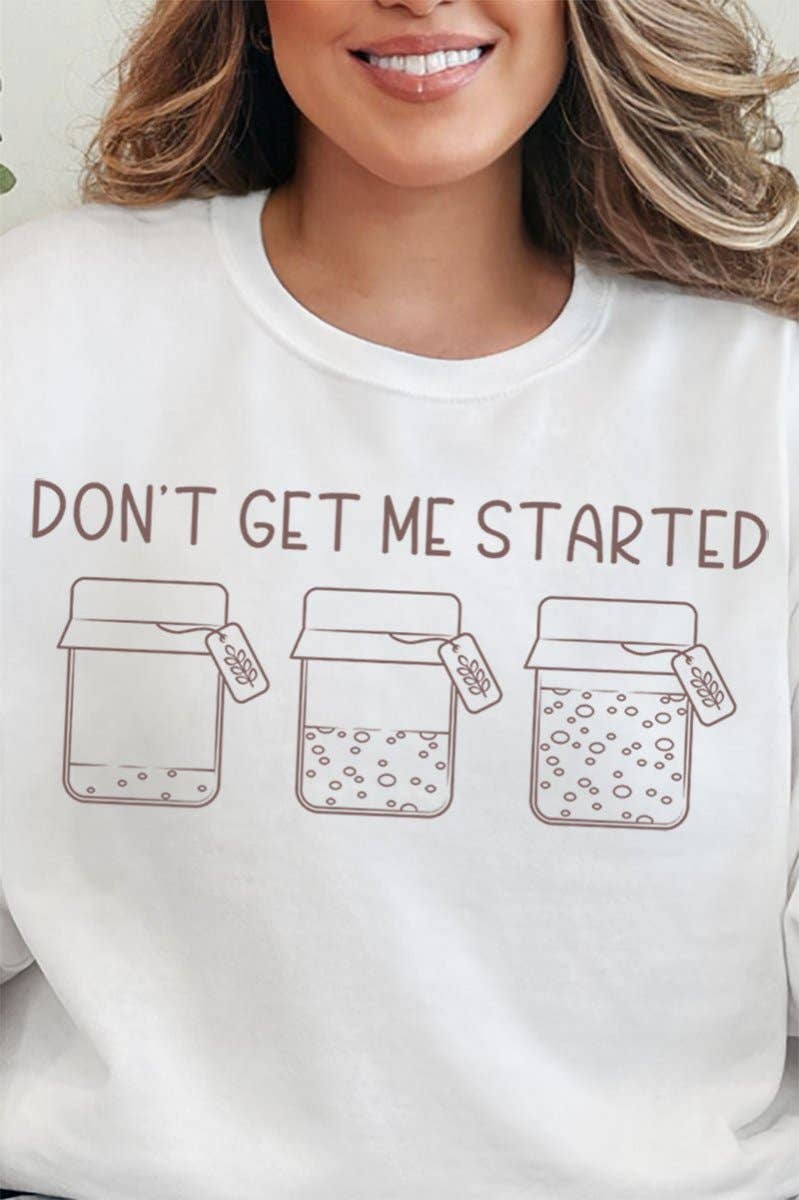 Wholesale Accessory Market - Vente Sweat-shirt à imprimés – femme - Ne me lancez pas Sweat-shirt unisexe NuBlend au levain3