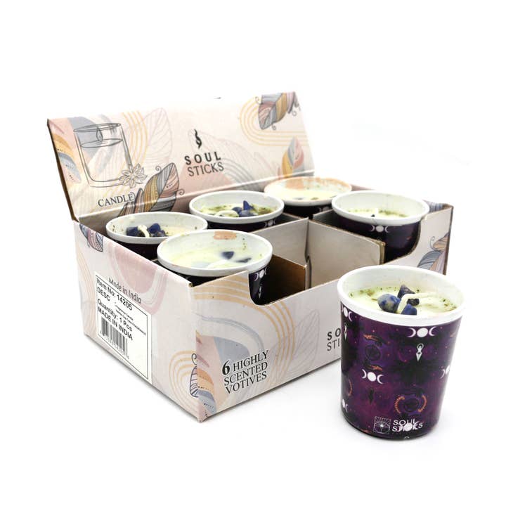 Designs by Deekay Inc. - Wholesale Jar/filled candle - Triple Moon Goddess Scented Votive Candles (6)3