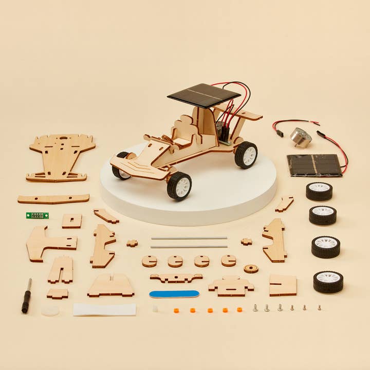 Alicorn Inc. - Venta al por mayor Kit de manualidades - Niños - Kit de bricolaje para coches de carreras con energía solar, juguete STEM, kit de manualidades