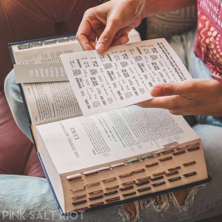 Pink Salt Riot - Wholesale Sticker - Bible Journaling Sticker Sheet1