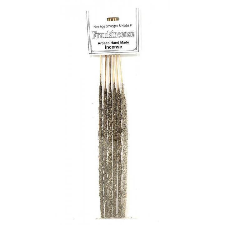 Bâtonnets d'encens artisanaux à la résine d'oliban (paquet de 6 bâtonnets) pour la vente par GREENROOTS USA LLC