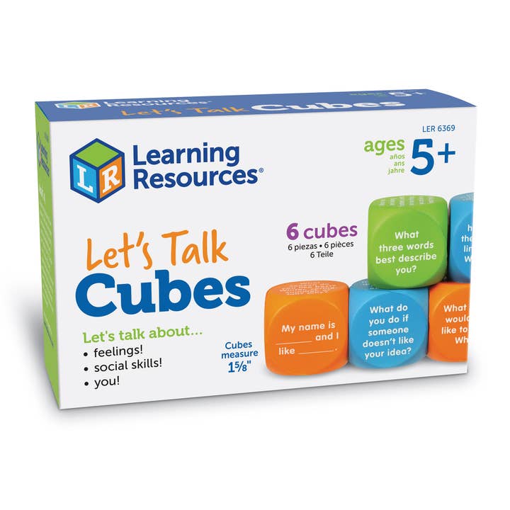 Learning Resources - Wholesale Toy Set - Kids - Let’s Talk Cubes