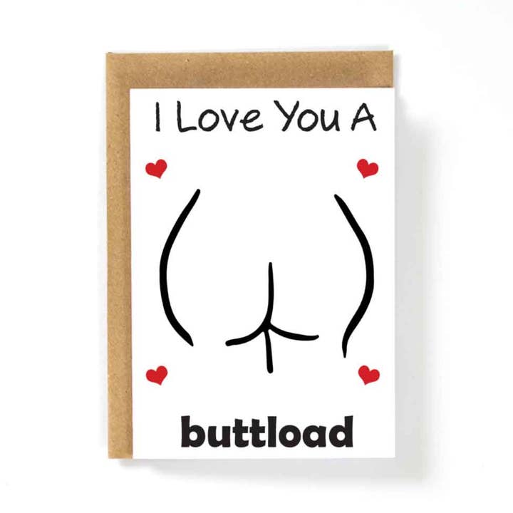 I Love You Card for wholesale by HotAvocado.com