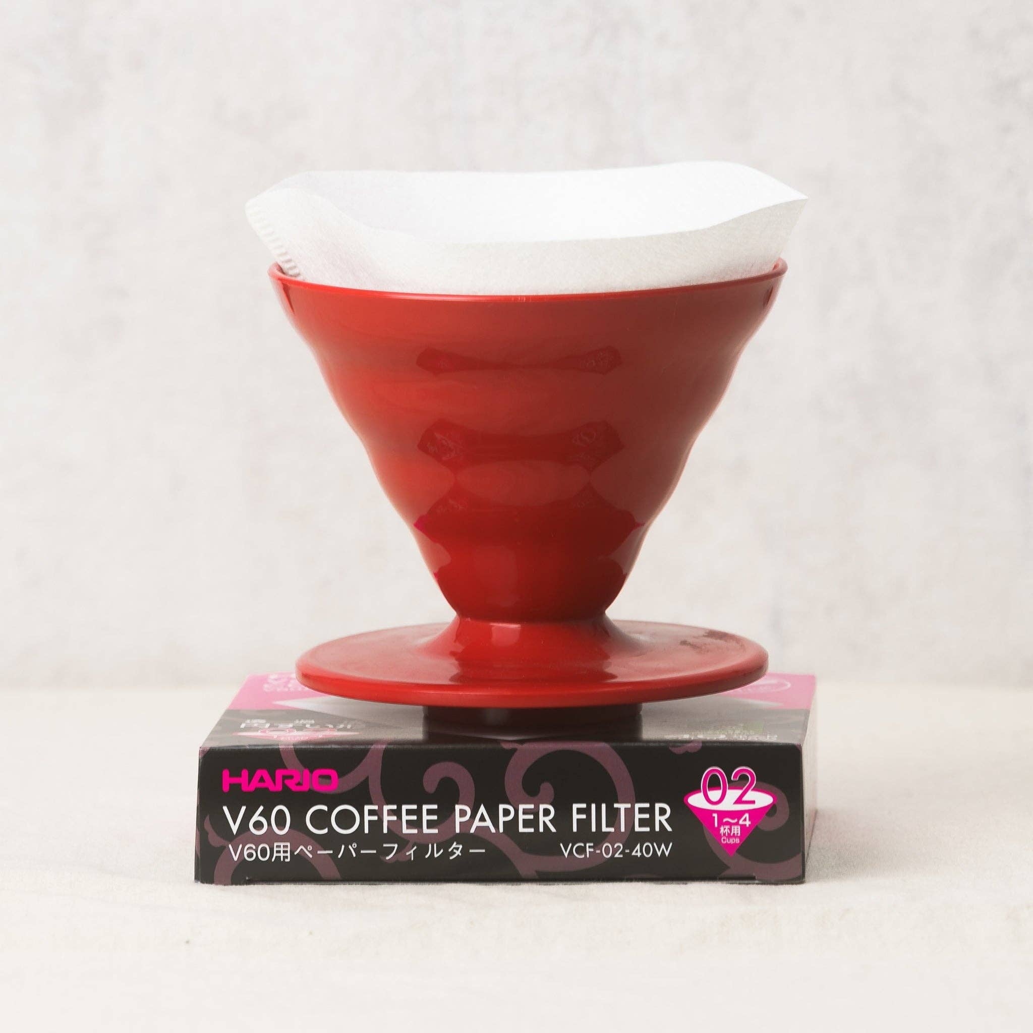 Coffeelink - Vente Cafetières à filtres - Hario V60 Dripper à café en plastique5