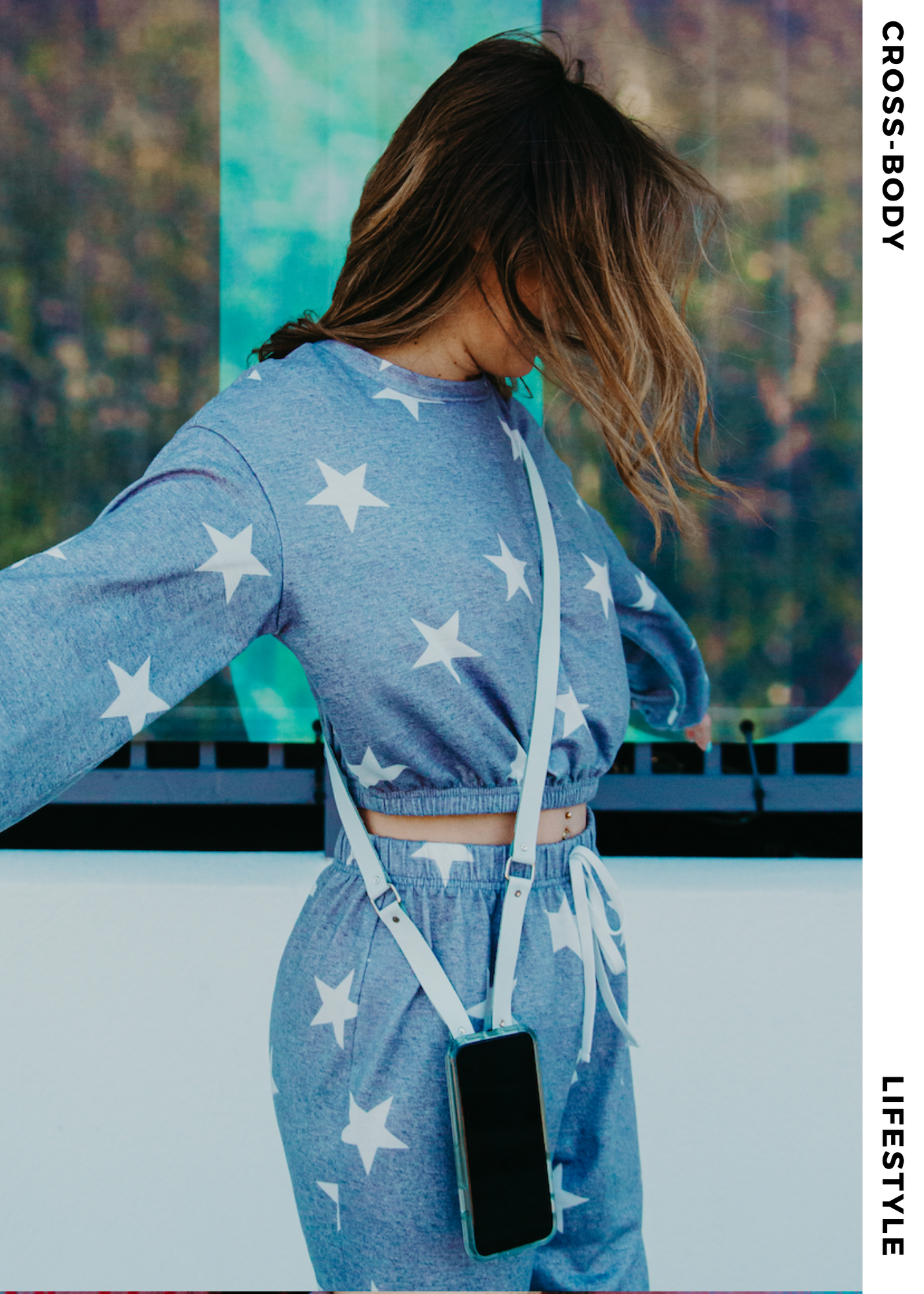 Clutch Creations - Wholesale Phonecase Strap - White Leather Detachable Cross-Body Phone Strap2