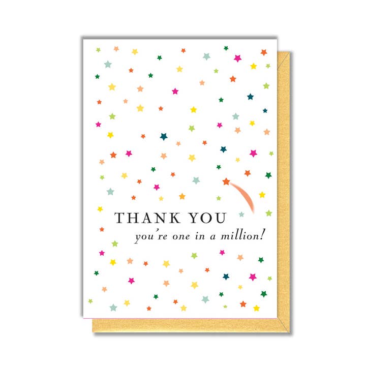 Thank You Stars Enclosure Card für den Großhandel von Driscoll Design