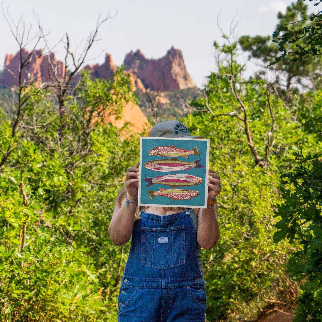 Caroline Clark – wholesale Art print – Trout Fish Art Print0