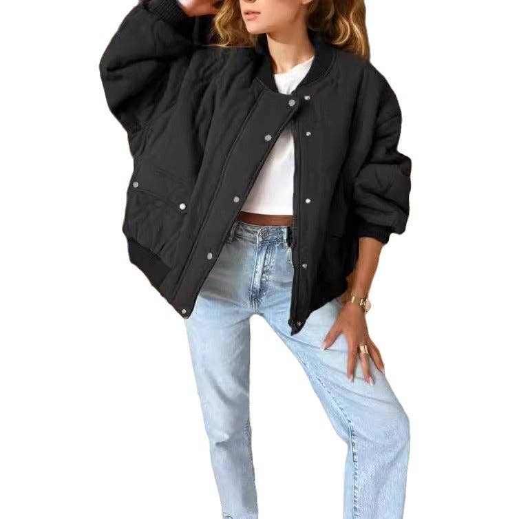 Sweetkama – wholesale Jacket – Women's – Ladies Solid Color Botton Open Jacket 35240