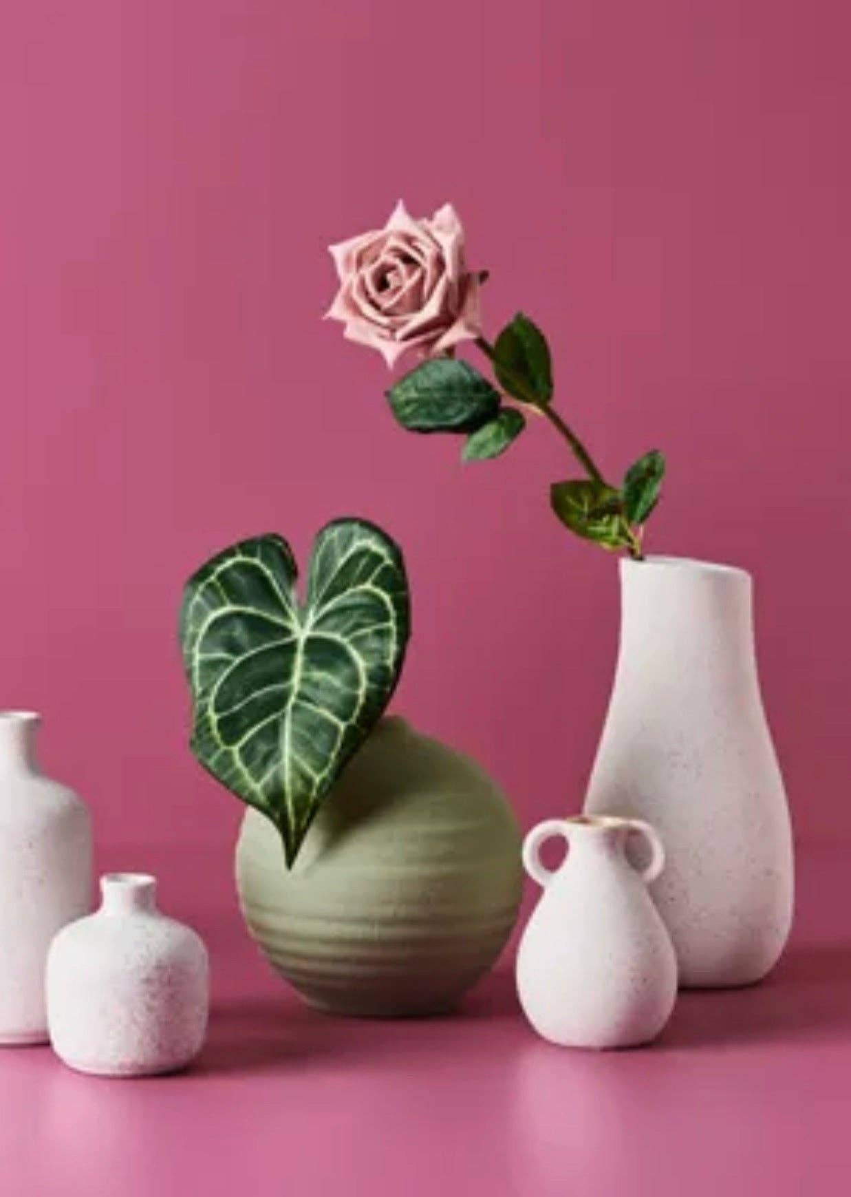 JKF & Co Pty Ltd - Wholesale Artificial Flowers - Real Touch Small Rose Dusty Pink2