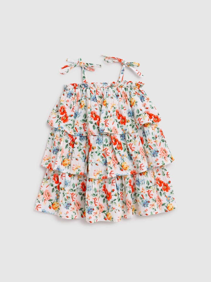 Lucia Kjole - Smuk Blomstret for engroshandel hos Alex & Ant