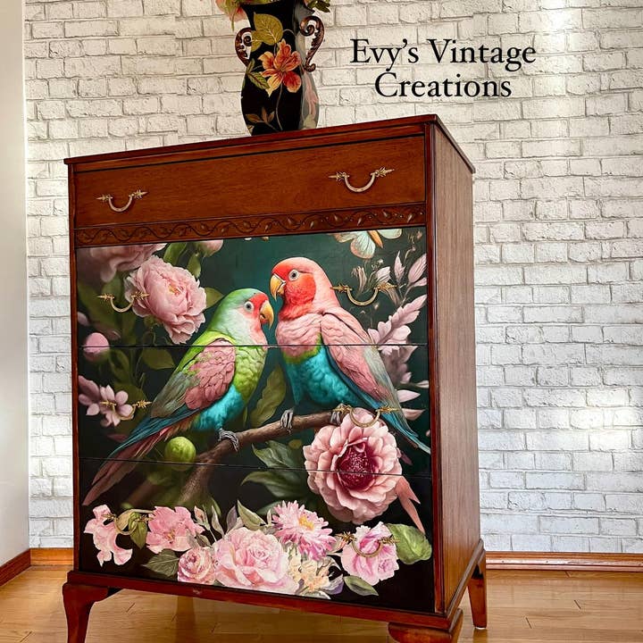 Mint by Michelle - Wholesale Craft supplies - Pastel Love - Mint Decoupage Paper3