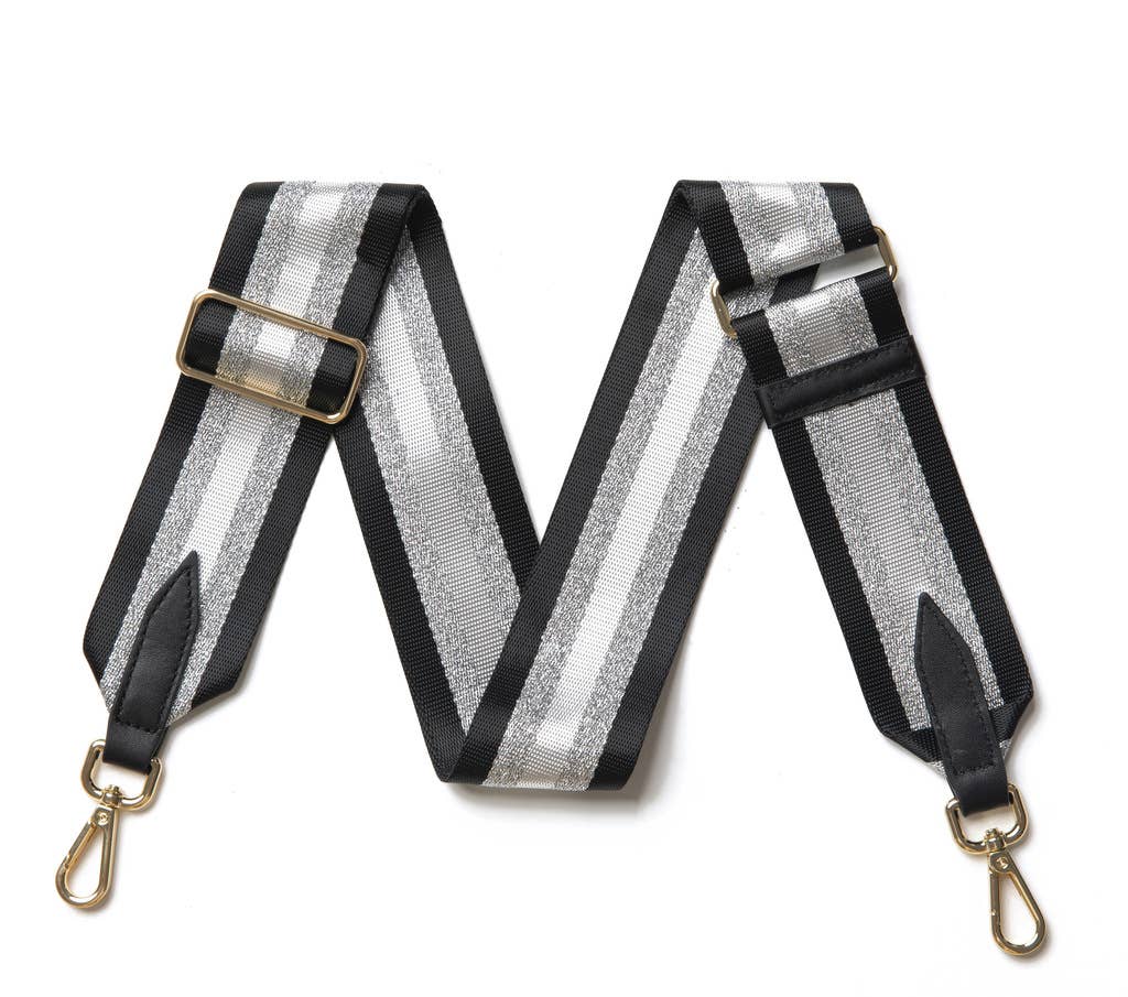 MONTTE DI JINNE - Wholesale Bag Strap - Women's - Bag Strap with Silken Finish - Metallic Stripes4