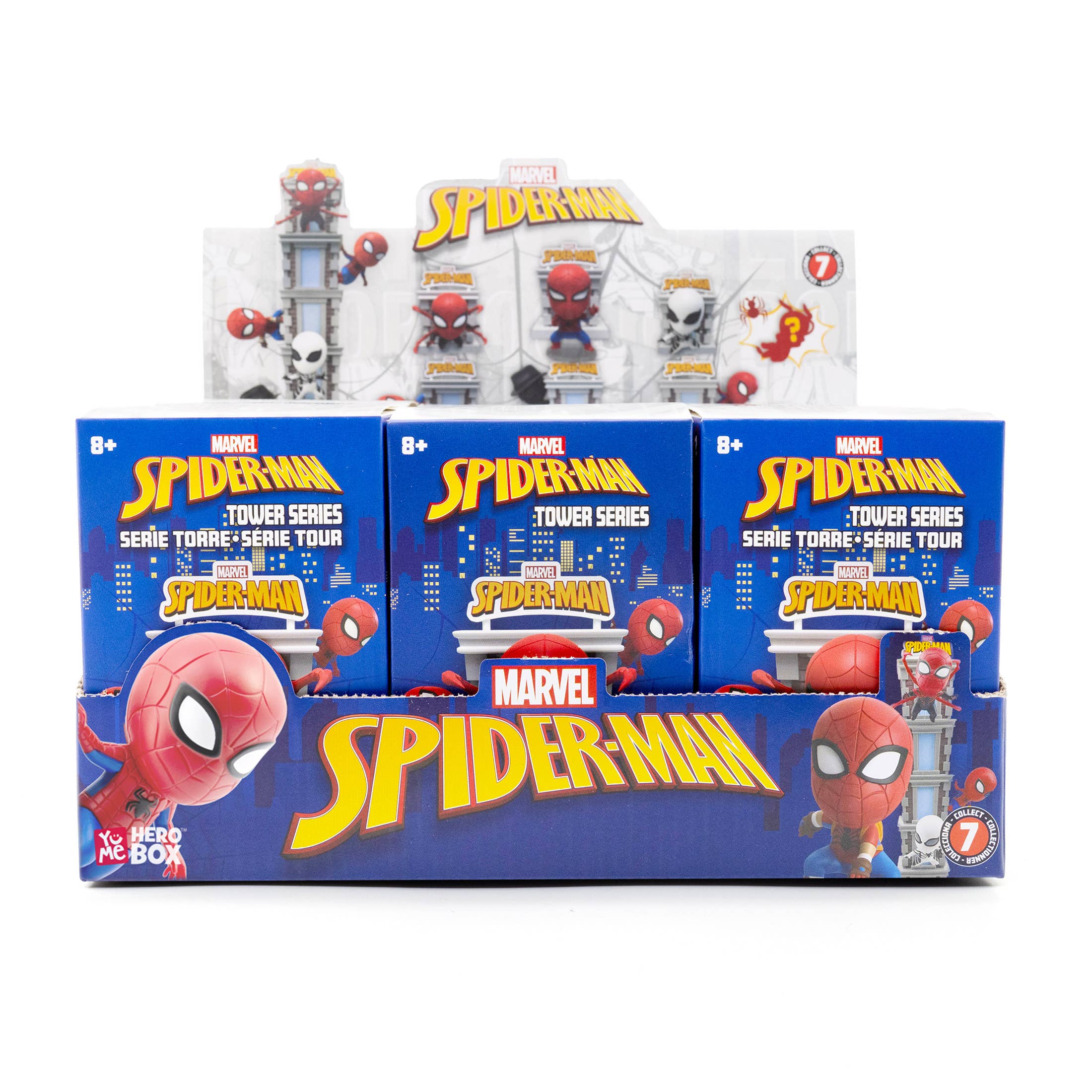 Toys Matter Inc. - Wholesale Decorative Figurine - Marvel Spider-Man Tower Series Hero Box - Blind Box CDU1