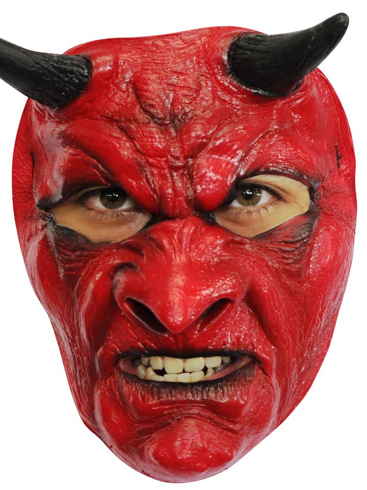 Face Mask - Evil Devil - Party Accessory for wholesale by Partychimp
