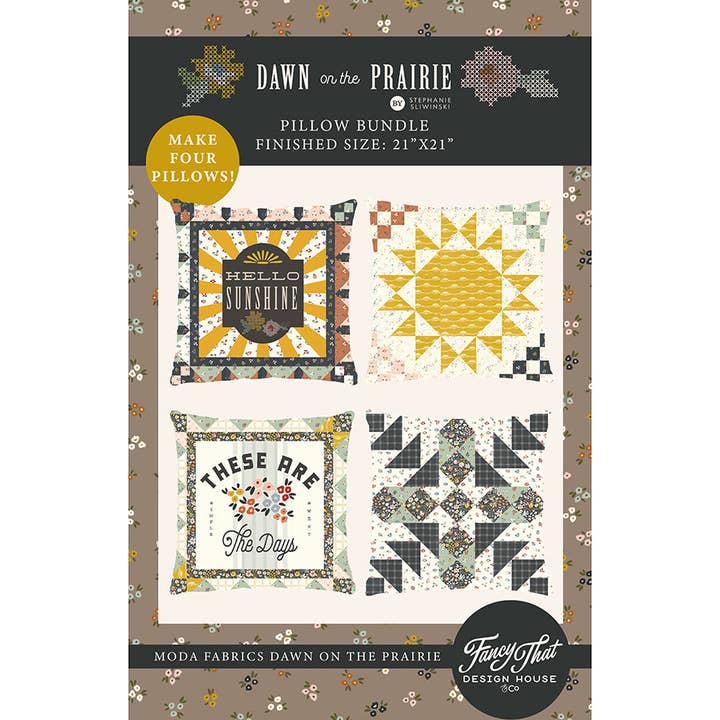 Moda Dawn on the Prairie - Pillow Bundle Booklet for wholesale by Fancy That Design House & Co.