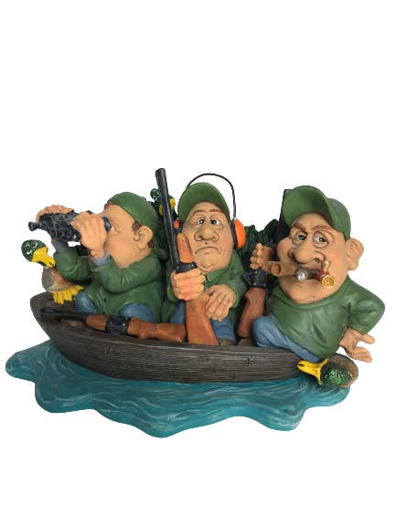 3 Hunters Figure - Rub a Dub for wholesale by Boutique ArtNika