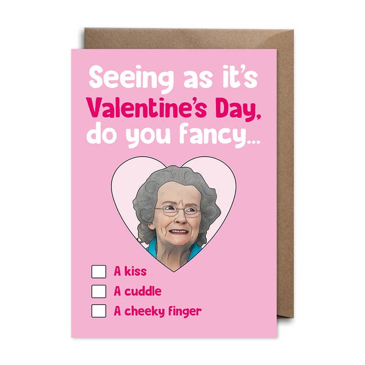 Bonne Nouvelle - Vendita all'ingrosso Biglietti per San Valentino - Doris - Biglietto di San Valentino con Gavin e Stacey