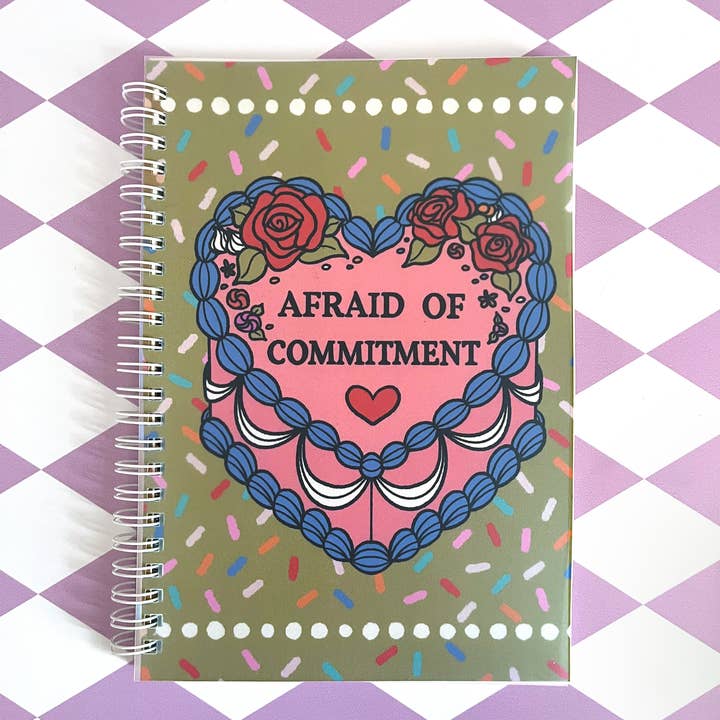 Beeftopia - Wholesale Notebook - Afraid of Commitment Reusable Sticker Book0