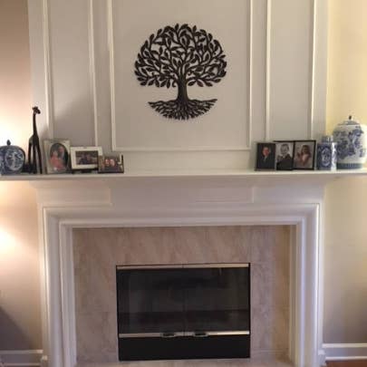 Haiti Fair Trade~ It's Cactus - Wholesale Wall Accent - Organic Tree of Life with Roots, Haitian Wall Art 23"x23"5