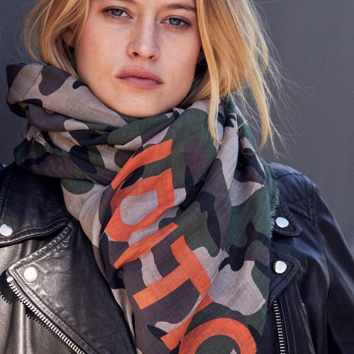 Camouflage Unconditional - Mezcla de algodón y seda para venta al por mayor de D/Luca Los Angeles