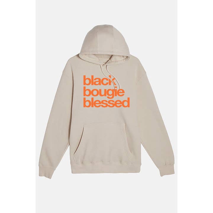 crashangel.us - Wholesale Hoodie - Women's - BLACK BOUGIE BLESSED GRAPHIC WOMEN HOODIE2