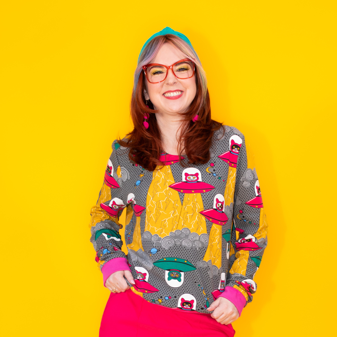 Blue Platypus - Wholesale Sweatshirt - Women's - Cats in Space French Terry Pullover7