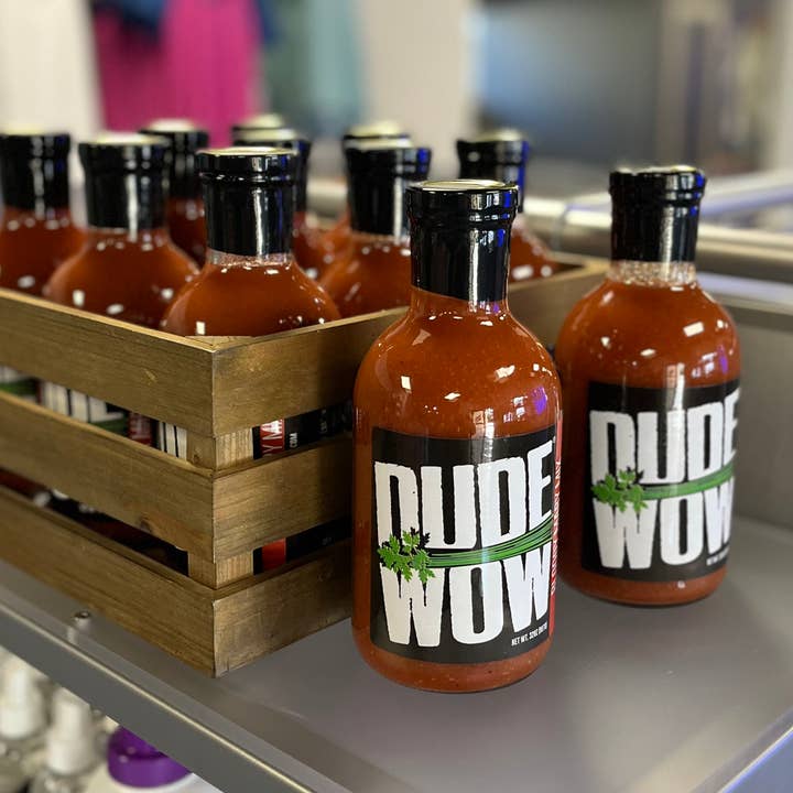 Dude Wow Cocktails - Wholesale Cocktail Mix/Syrup - Dude Wow Original Bloody Mary Mix Case 12/32oz Btls.1