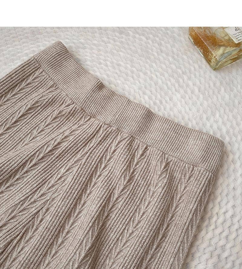 Marayn - Wholesale Pants - Women's - Soft Knit WideLeg Pants Korean Style Autumn Comfort23