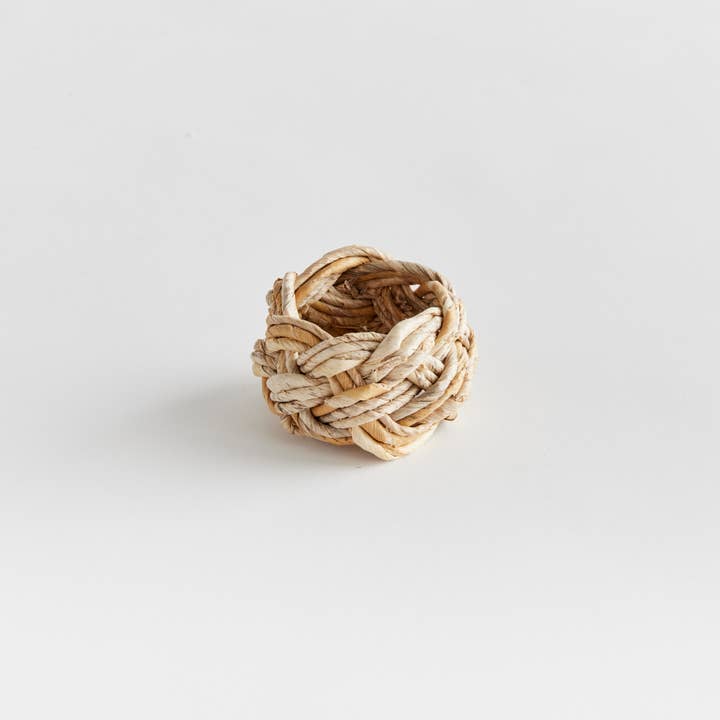 Napa Home & Garden - Wholesale Napkin Ring - Abaca French Braided Napkin Ring3