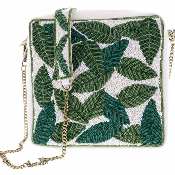 Shady Palms Beaded Purse for wholesale by Jane Marie