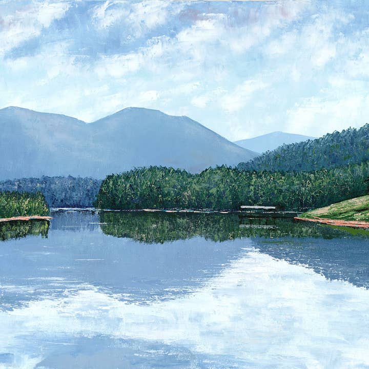 Reflexões de montanha - Canvas Giclée por atacado de Ray Byram Studio