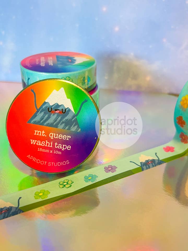 Mont. Ruban adhésif Queer Washi pour la vente par Apridot Studios