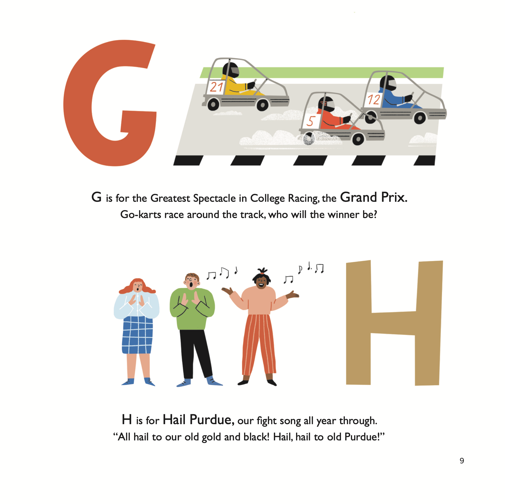 Collegiate ABCs - Wholesale Preschool Book (3-5) - Purdue University A to Z Children’s Book | Boilermakers Gift5