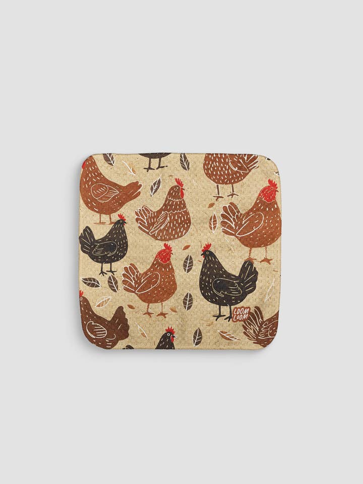 Free Range Dishcloth for wholesale by Loom Loom