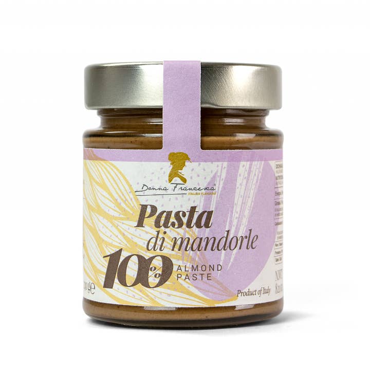 Donna Francesca - Vendita all'ingrosso Burro di frutta secca - Pasta 100% Mandorle Integrale -Made in Italy Premium 230 g