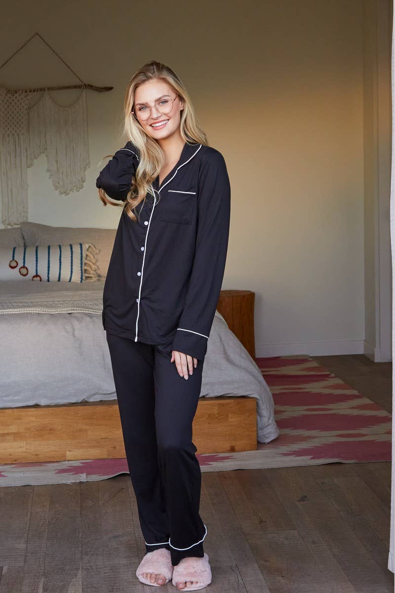 Lily Clothing - Wholesale Sleepwear Set - Women's - WOMEN COMFORTABLE LOOSE PAJAMAS_CWSPJ03622