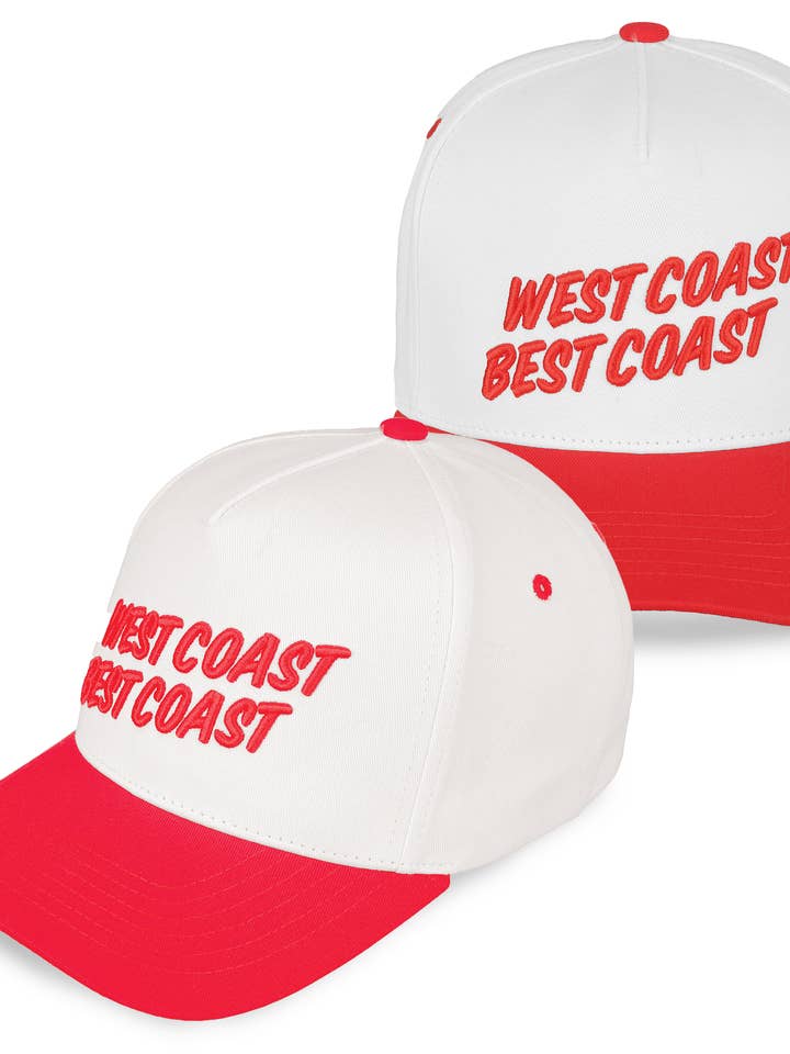 C.C WEST COAST BEST COAST Cotton Trucker Cap for wholesale by Hana