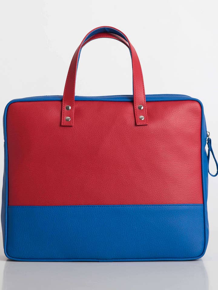 BOLD BRIEFCASE WILD RED for wholesale by Forever is Boring