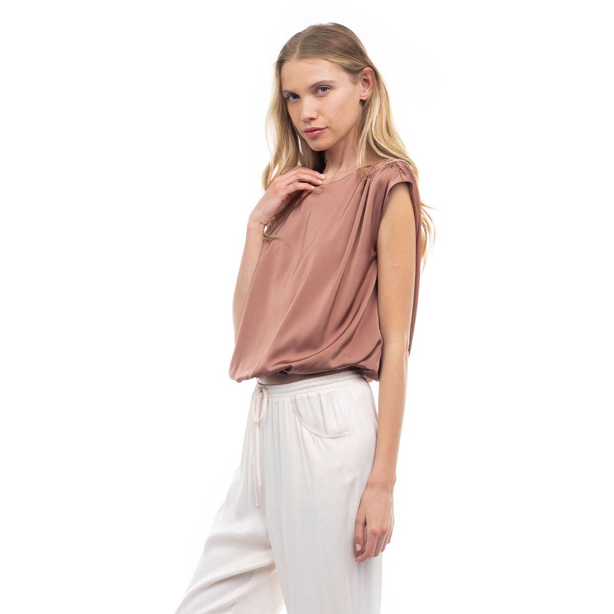 Naked Zebra Rack – Großhandel Tanktop – Damen – Bootsausschnitt-Top mit elastischem Saum1