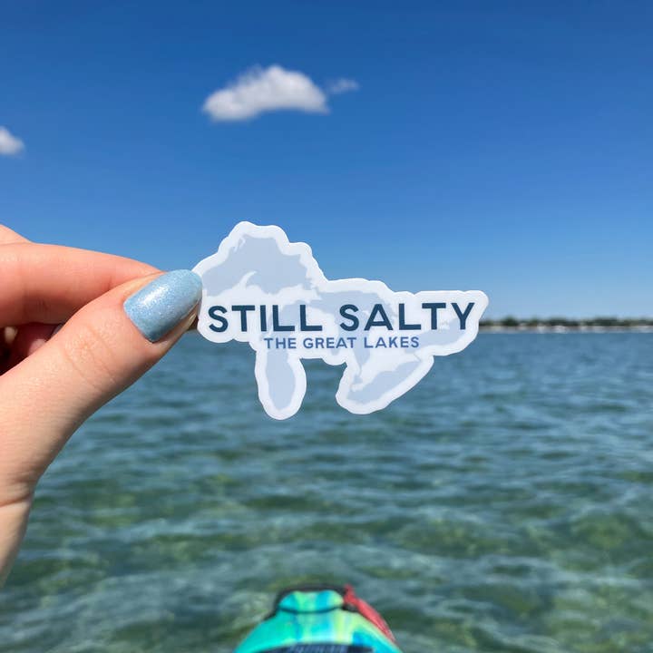 Autocollant Grands Lacs pour la vente par Le Petit Lapin Art Studio