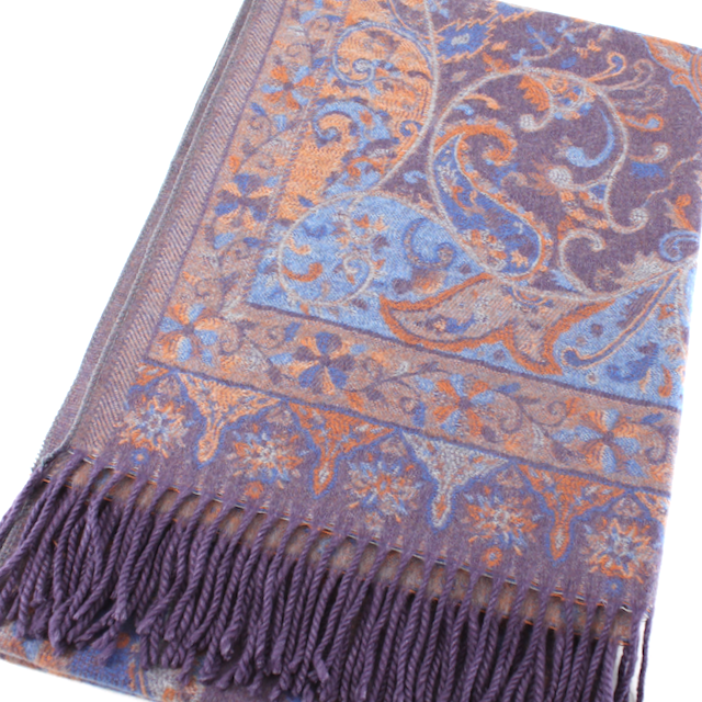 Pretty Persuasions - Wholesale Scarf - Women's - S23283 Paisley Sprigs Scarf14